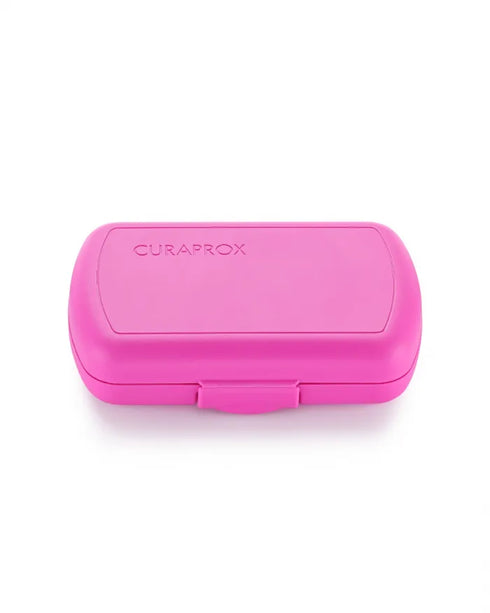 Ortho Toothbrush Travel Set Pink-Curaprox-Matakana Pharmacy